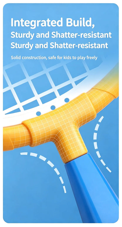 Kids Badminton Racket with Ball Parent-child Indoor Outdoor Sports Toy Training Equipment Children Teens Adult Birthday Gifts