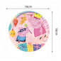 Peppa Pig Birthday Party Decorations Balloons Plate Cup Banner Tableware Set for Baby Shower George Page Party Favors Kids Gifts
