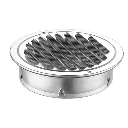 70-300mm Round Stainless Steel Air Vent Grille Insect Protection Home Exterior Wall Ducting Ventilation Tools Exhaust Hoods