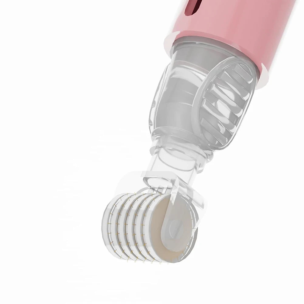 1/2/4/6pcs Derma Roller 0.2mm 105pcs Titanium Needle Lip BOOSTER Microneedle Dermaroller Face Massage Lip Beard Beauty Skin Care