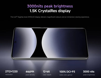 Global Version Xiaomi Redmi Note 14 Pro Plus 5G Snapdragon® 7s Gen 3 NFC 6.67” AMOLED 120Hz 5110mAh 120W Fast Charging 200MP