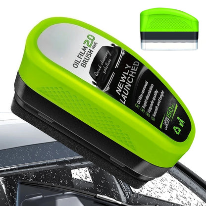 1/5PCS Car Glass Oil Film Wipe Windshield & Side Window Cleaner Instant Oil & Dirt Removal,Crystal Clear Vision & Rain Repellent