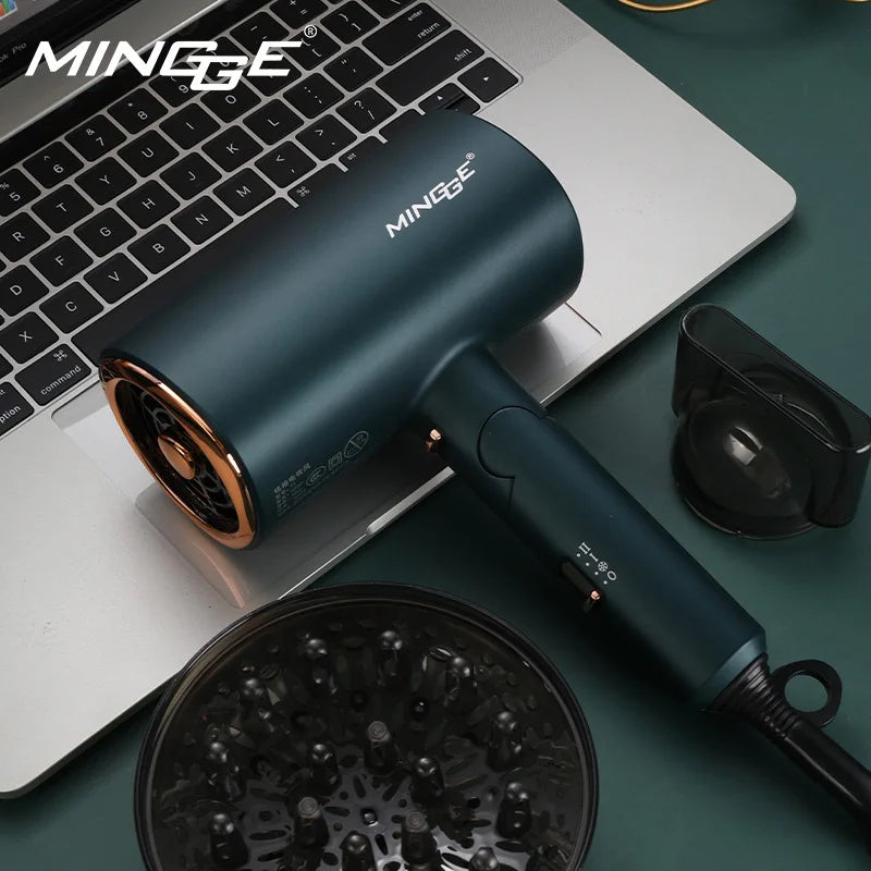 Hot Selling Professional Hair Dryer Negative Ion High Power Blue Light Foldable Electric Hair Dryer Salon Hair Tools Home