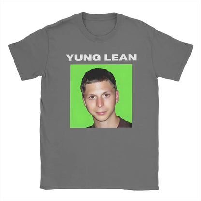 Yung Lean Michael Cera Meme T-Shirt Men Leisure Cotton Tee Shirt O Neck Short Sleeve T Shirt Gift Idea Clothing