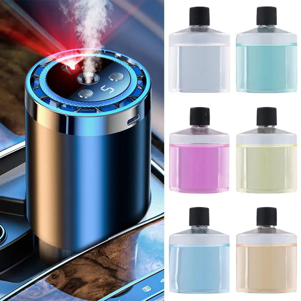Car Air Freshener Car Aromatherapy Replacement Smell Air Freshener Automatic Auto Scent Starry Sky Ceiling Ambient Light
