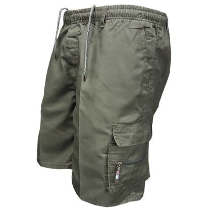 Men's Summer Tactical Cargo Shorts Military - Inspired Fashionable Pockets Camouflage for Jogging, Hiking & Work