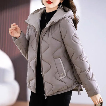 Hooded Parkas Women Winter 4XL Korean Fashion All-match Coats Thicken Keep Warm Streetwear Cold Wear Casual Female Outwear Ins