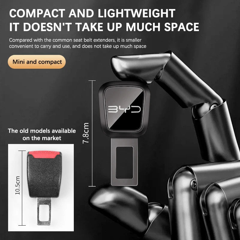 Car Vehicle Seat Belt Buckle Seatbelt Lock Buckle Plug Seat Belt Extender For BYD Atto 3 Song Qin Han Tang F3 Dmi Yuan Song Plus