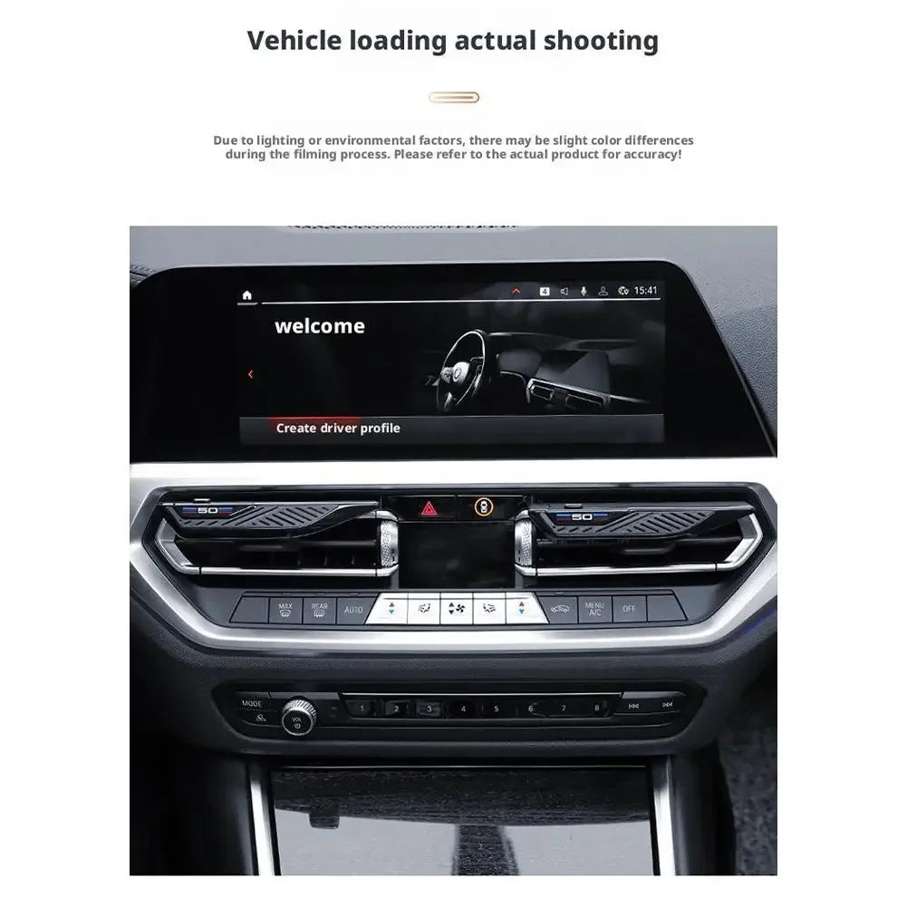 Suitable for BMW car mounted aromatherapy blade air outlet bracket 3 series 5 series X1X3X5 automotive solid fragrance cream int