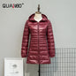 Women Spring/Autumn Ultra Lightweight Quilted Jacket 2023 New Woman Water and Wind-Resistant Big Size women Hoodies coat