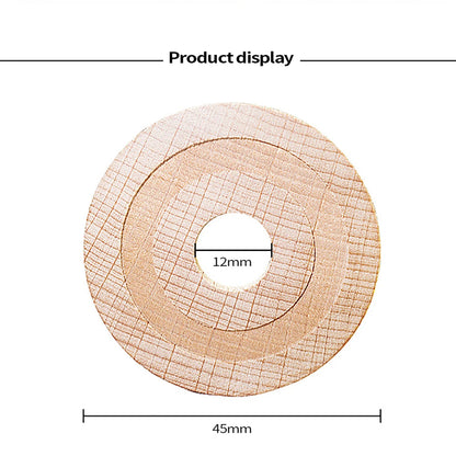 2pcs Car Air Freshener Replacement Beech Wood Chips Tablet Auto Fragrance Perfume Refill Natural Beech for Essional Oils
