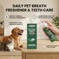 Kriath Pet Fresh Breath Oral Spray Removing Plaque Buildup Eliminate Bad Odor Relieve Oral Discomfort Pet Teeth & Gum Care Mist