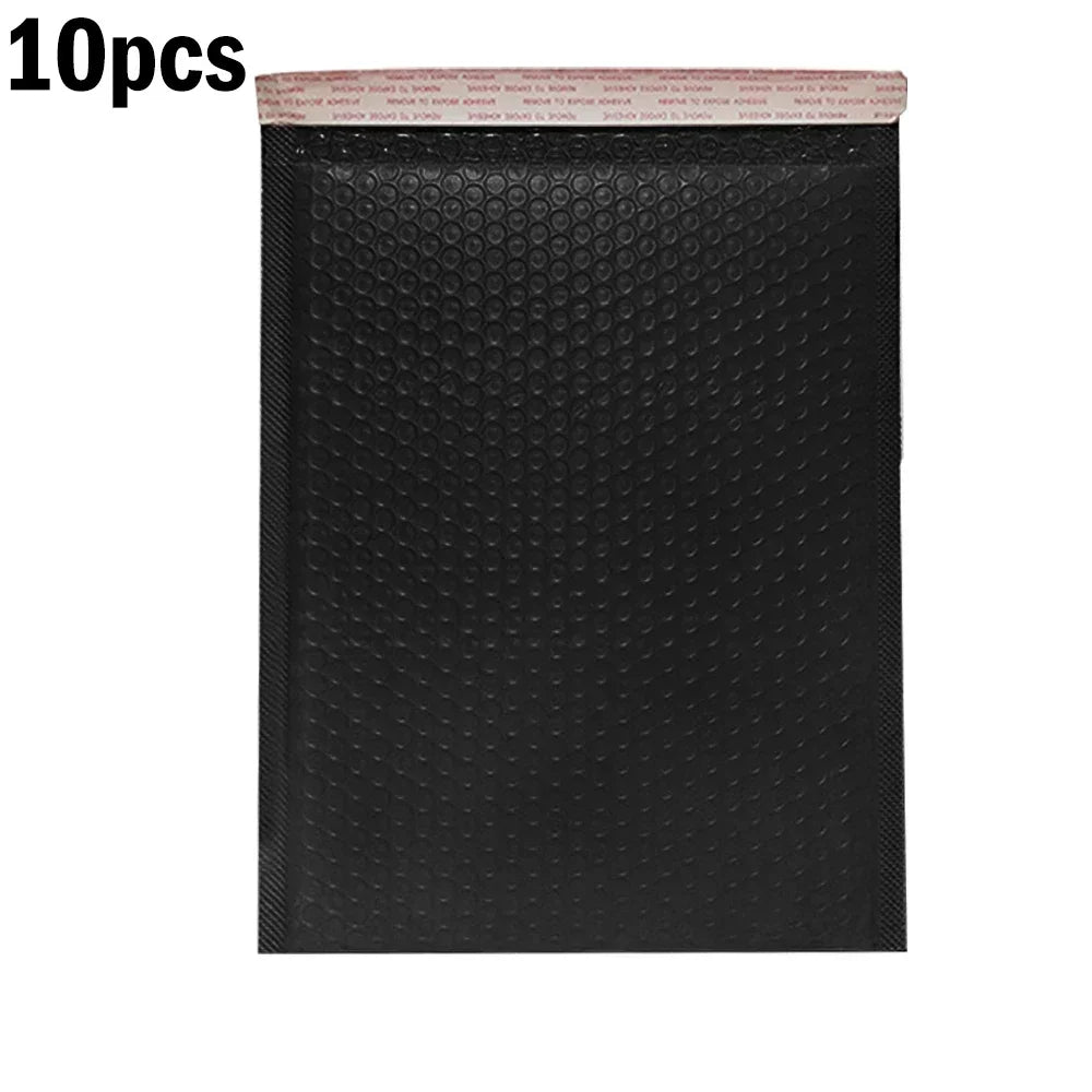 50-10PCS Black/Pink/White Bubble Mailers Delivery Package Packaging Small Business Supplies Bubble Envelopes Packing Bag Mailer
