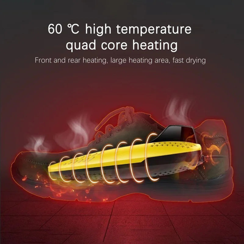 Shoe Dryers UV Sterilization Dehumidify Timer-controlled Shoe Rack Heater Deodorizer Scalable Quick Drying Shoe Dryer 2026