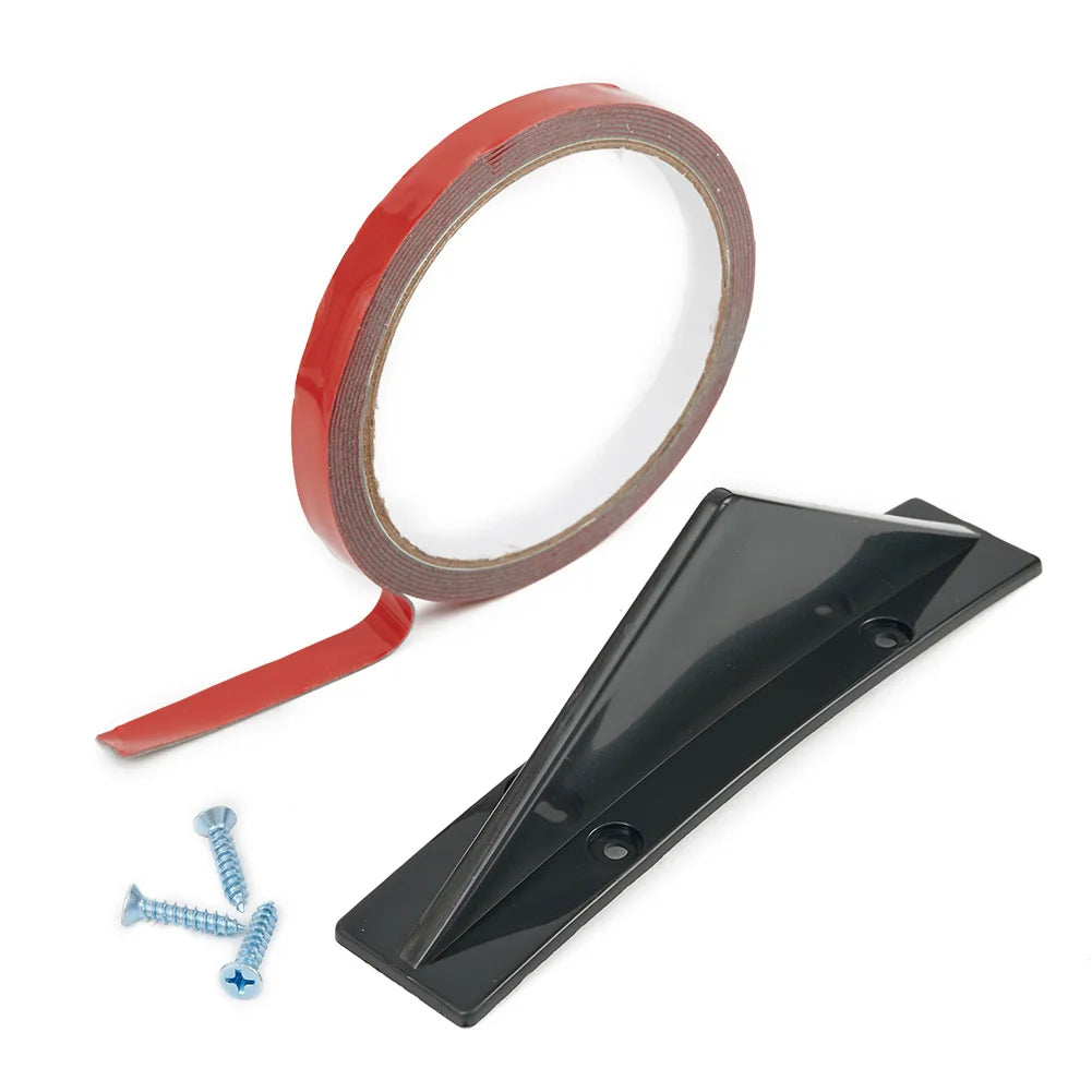 4pcs Car Rear Bumper Lip Diffuser Splitter Spoiler Scratch Protector Fin Trim Caps Universal Exterior Accessory For 300