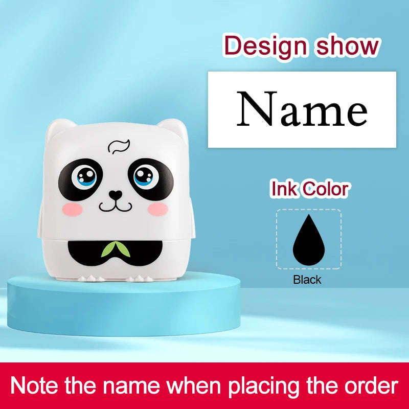 Kids Personalized Stamp - Custom Embossed Seal for School Projects, Travel-Friendly Gift Set with Storage Case & Unique Designs