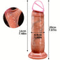 Realistic Sliding Dildo Skin Venis G-spot Stimulate Orgasm Masturbators Soft Penis Big Dick Suction Cup Anal Sex Toys For Women