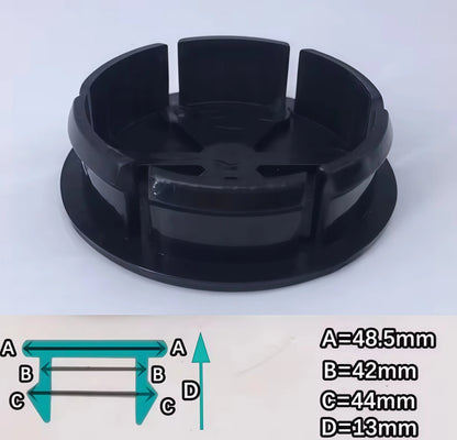 4Pcs 48.5mm 49mm 50mm 56mm 60mm 65mm 68mm Universal ABS Wheel Center Cap Wheels Tyre Car Wheel Center Cap Set Vehicles Cover