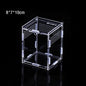 Acrylic Transparent Reptile Terrarium Habitat Breeding Box Reptiles Cage Nano Arboreal Tarantula Enclosure Dearded Dragon Supply