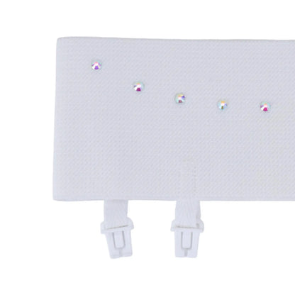 Skate Boot Covers Elastic Sturdy Ice Skate Covers for Skating Outdoor Sports White Size L