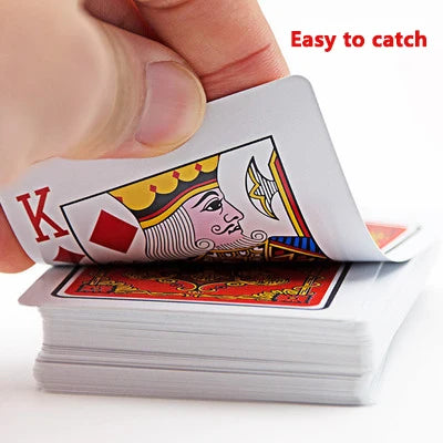 Playing Cards PVC Waterproof Playing Cards Plastic Crystal Game Ware Durable Supplies Creative Gift Practical Joke Party Gift