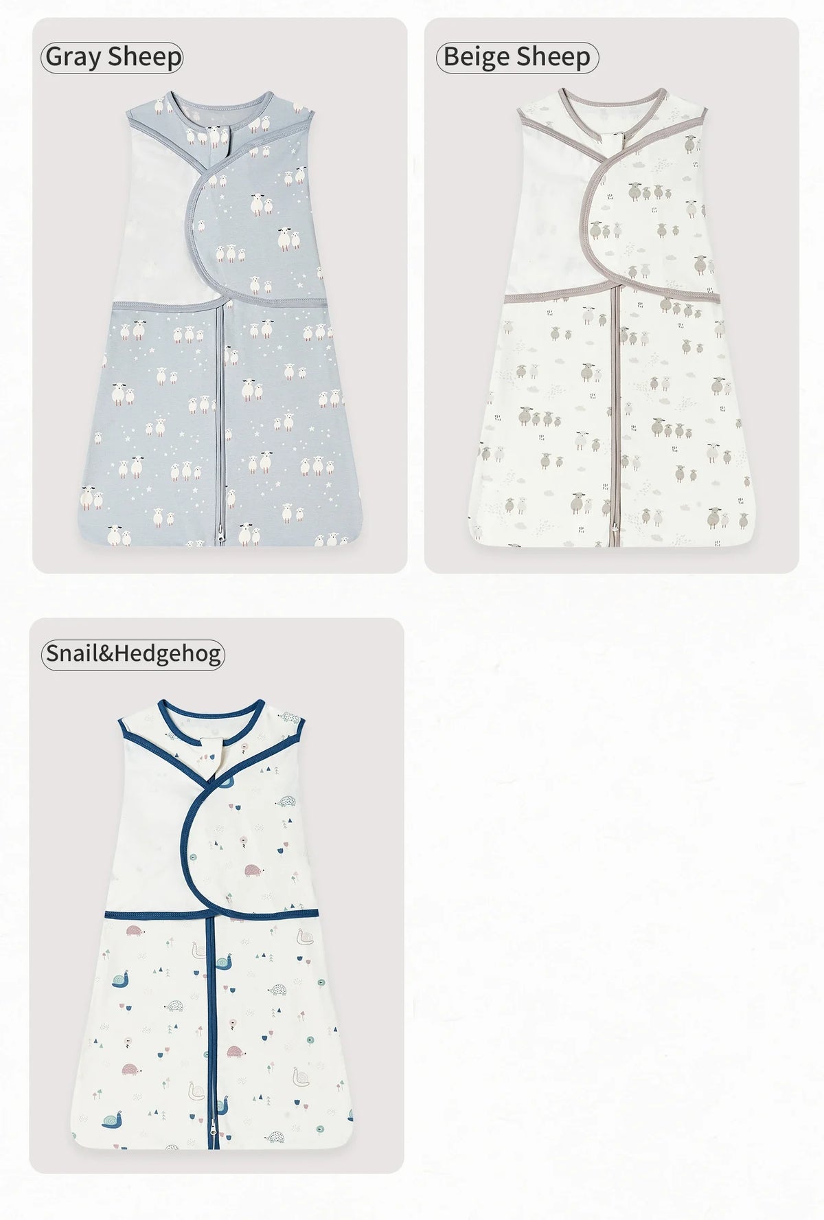 Baby Sleeping Bag For Newborn Sleep Aid Thin Soft Cotton Boys Girls Wrap Sleepwear Adjustable Breathable Baby Swaddle Blanket