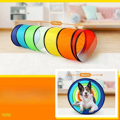 175cm crawling passage, tunnel, is the first choice for outdoor activities, Outdoor Play Accessories for Pets: Small Animal Tubes and Tunnels