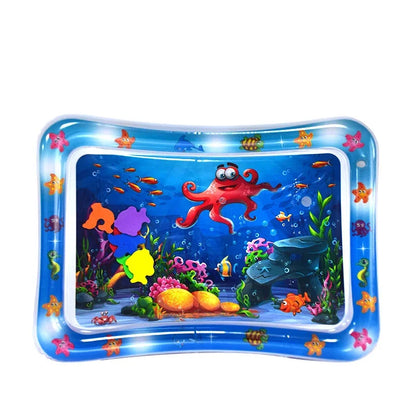 Infinno Inflatable Tummy Time Mat Premium Baby Play Mat Inflatable Water Cushion Interactive Baby Toys for Sensory Development