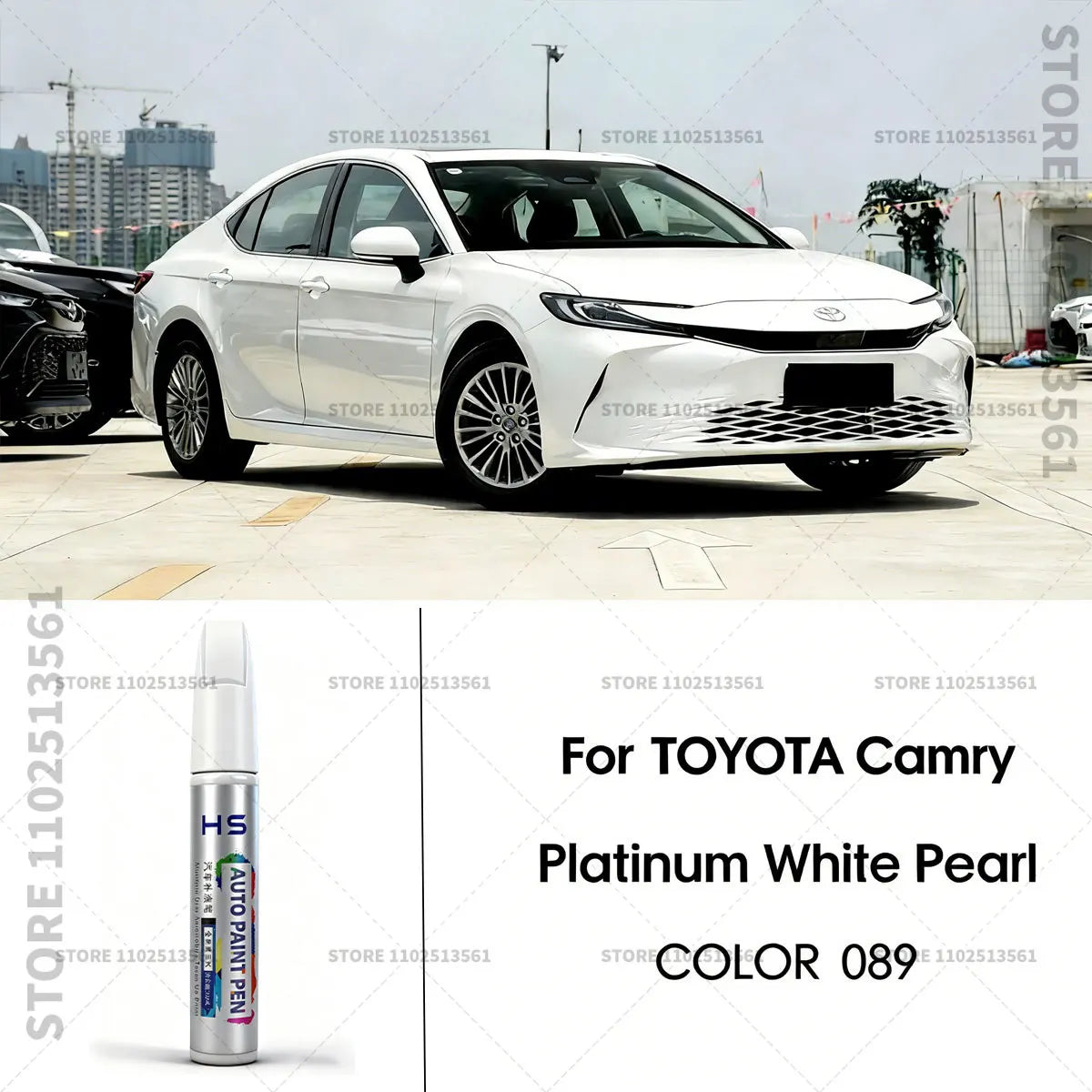 For Toyota Camry Paint Repair Pen Touch Up Scratch Remover DIY Car Accessories White 070 Blue 8W7 Black 209 202 220 Gold 5B2