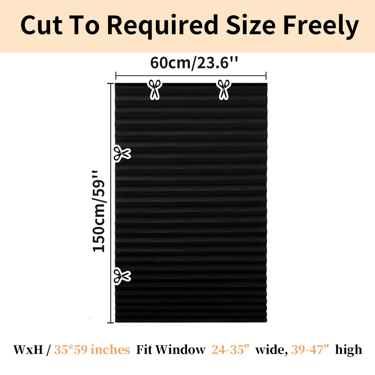 1Pc Shades Self-adhesive Half/Full Windows Nonwoven Folding Curtain Bathroom Balcony Living Room Balcony Curtains Pleated Blinds