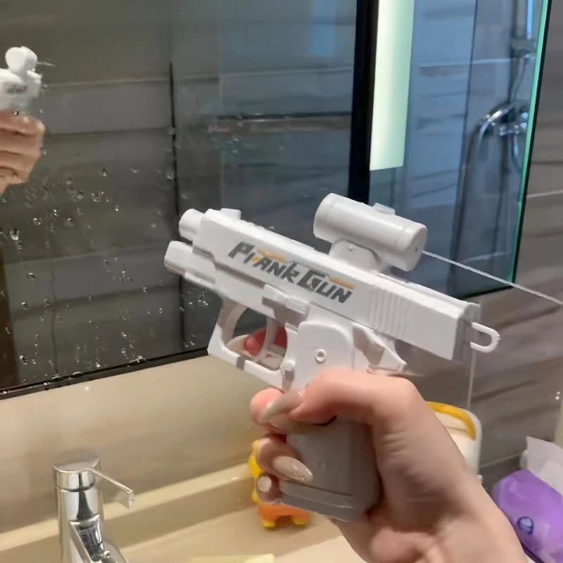 Outdoor Portable Double-sided Reverse Water Gun Party Fun Prank Water Spray Toy Creative Durable Water Gun for Summer Pool Beach