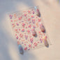 5D Pink White Black Bowknot Ribbon Pearl Sweet Bow Nail Sticker Adhesive Nail Art Decoration Parts Stickers Manicure Decals