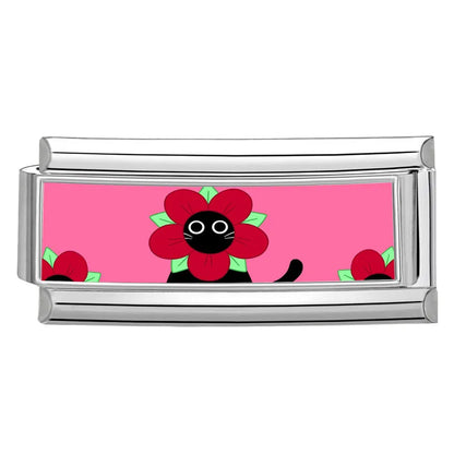 2025 New Women's Gift Cute Rabbit Cat Dogs Italian Charms Links Beads Fit 9mm Stainless Steel Modular Modular Bracelet Jewelry