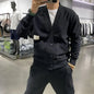 Men's Clothing Icon V Neck Cardigan Knit Sweater Male with Pockets Jumpers Tops Best Selling Products 2025 New in Knitwears A X