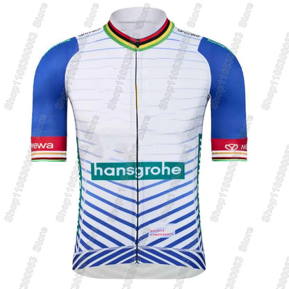 Boraful Hansgrohe 2026 Primož Roglič Cycling Jersey Set Slovenia Clothing Men's Kit Road Bike Shirts Suit Bicycle Bib Shorts M