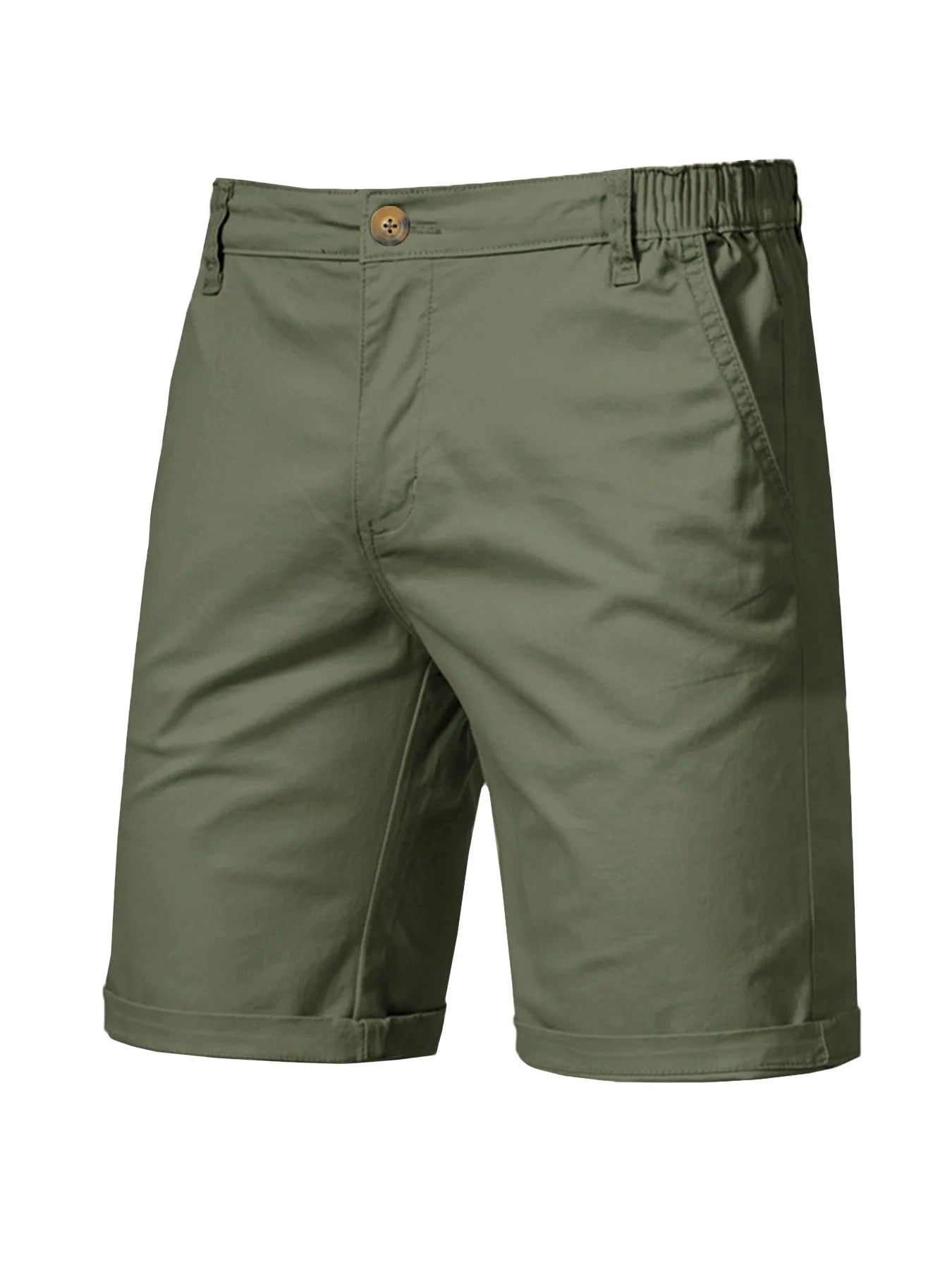 2025 Men's Solid Color Casual Short Pants Beach Breathable Comfortable Straight Short Trousers Hawaiian Holiday Men'S Pants 3XL