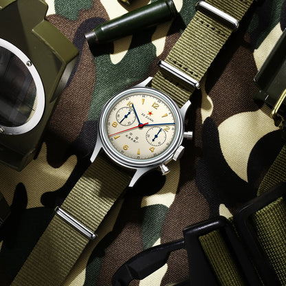 Seagull 1963 International Edition Watch for Men Chronograph Manual Winding Mechanical Watches Original ST1901 D304 Memorial