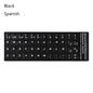 Non-slip English Arabic Keyboard Stickers Wear-resistant Laptop Keyboard Stickers Russian Letter Deutsch Spanish Alphabet Layout