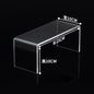 5mm Thick Acrylic Clear Storage Rack Desktop Display Cosmetics Storage Table Elevated Partition Board Toy Perfume Storage Rack