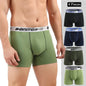 4pcs Cotton Boxer Shorts Soft Men's Panties BONITOS Letter Waistband Men Underpants Boxer Briefs Sexy Underwear for Man Boxers