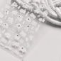 1pcs 5D Diamond Japanese White Lace Bow Nail Art Stickers Pearl Rhinestones Nail Decoration Adhesive Decals Slider DIY Accessory