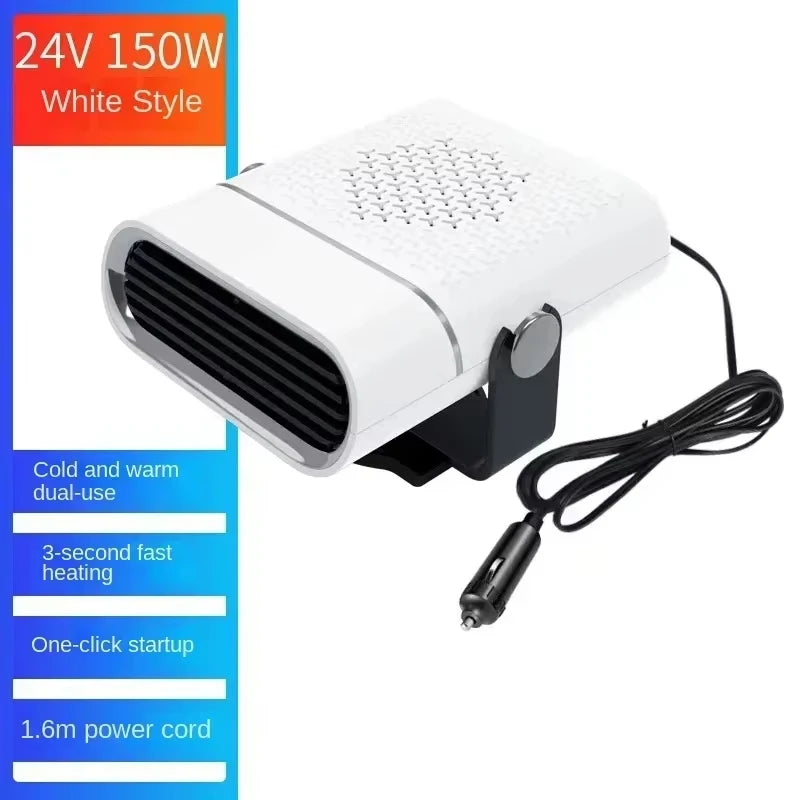 4 in 1 Car Heater Fan 12V/24V 150W Car Heater Electric Cooling Heating Auto Windshield Defroster Defogging Demister Webasto