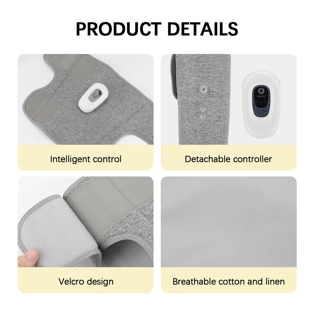 Eletric Air Pressure Calf Massager 3 Level Airbag Compression Wireless Massage Foot Leg Muscle Blood Circulation Relieve Fatigue