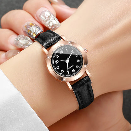 Fashion Small Dial Women Watches Ladies Leather Band Analog Quartz Wristwatch Girls Clock（Without Box）
