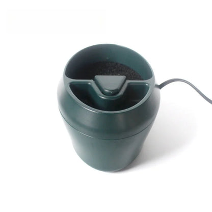 Reptile Water Dispenser Fountain Waterbowl with Food Storage Container Terrariums Accessories Feeding Supplies for Pet Chameleon