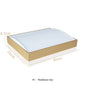 Luxury Gold White PU Leather Necklace Ring Earring Holder Jewelry Tray Series Jewelry Disply Jewellery Organizer Box