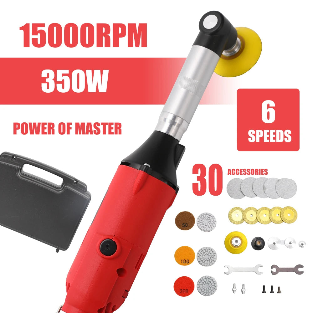 Ceramic Tile Beauty Sewing Tool 380W Electric Straight Grinder 6 Variable Speeds Cleaning Machine Grinder Sander Polisher Home