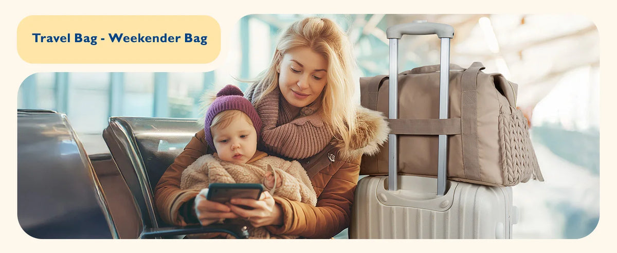 Mommore Diaper Bag Tote, Large Capacity Travel Diaper Bags, Hospital Bag for Labor Delivery, Baby Bag for Labor Delivery