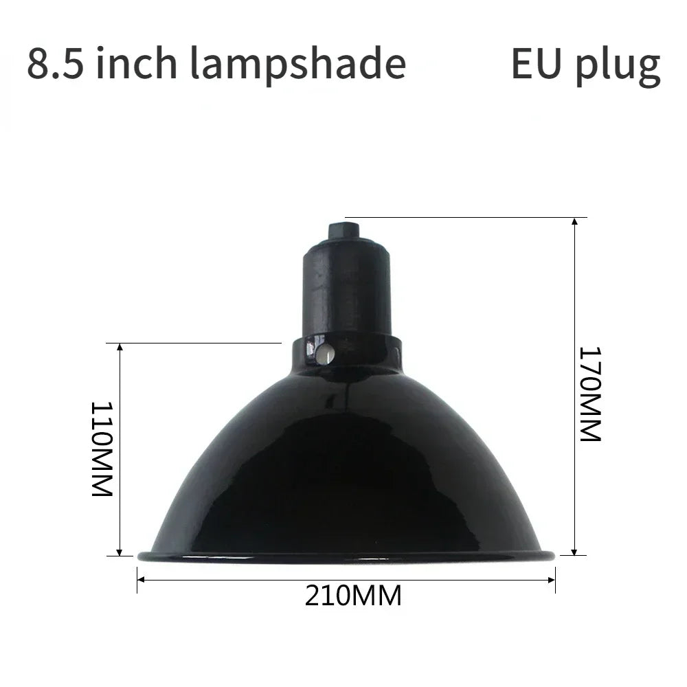 Reptile 5.5/8.5Inch Deep Dome Lampshade Snakes Lizards Geckos Terrariums Anti-scald Reptile Protective Shade Light Fixture