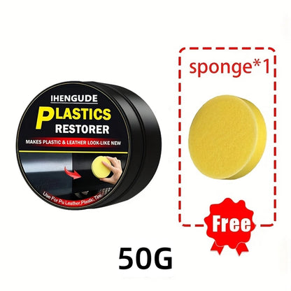 Car Plastic Scratch Repair Paste Interior Dashboard Plastic Scratch Removal Paste Plastic and Leather Maintenance